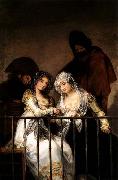 Francisco de goya y Lucientes Majas on Balcony USA oil painting reproduction
